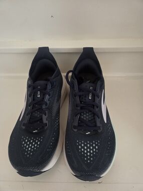 Brooks Women's Glycerin 23 Navy Spellbound/Yucca/Pink - Size 7 X Wide- Worn once